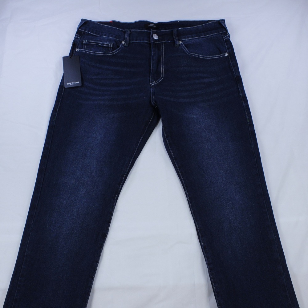 True Religion Ricky Straight Jeans for Men - New with Tags - Size 36 x 34